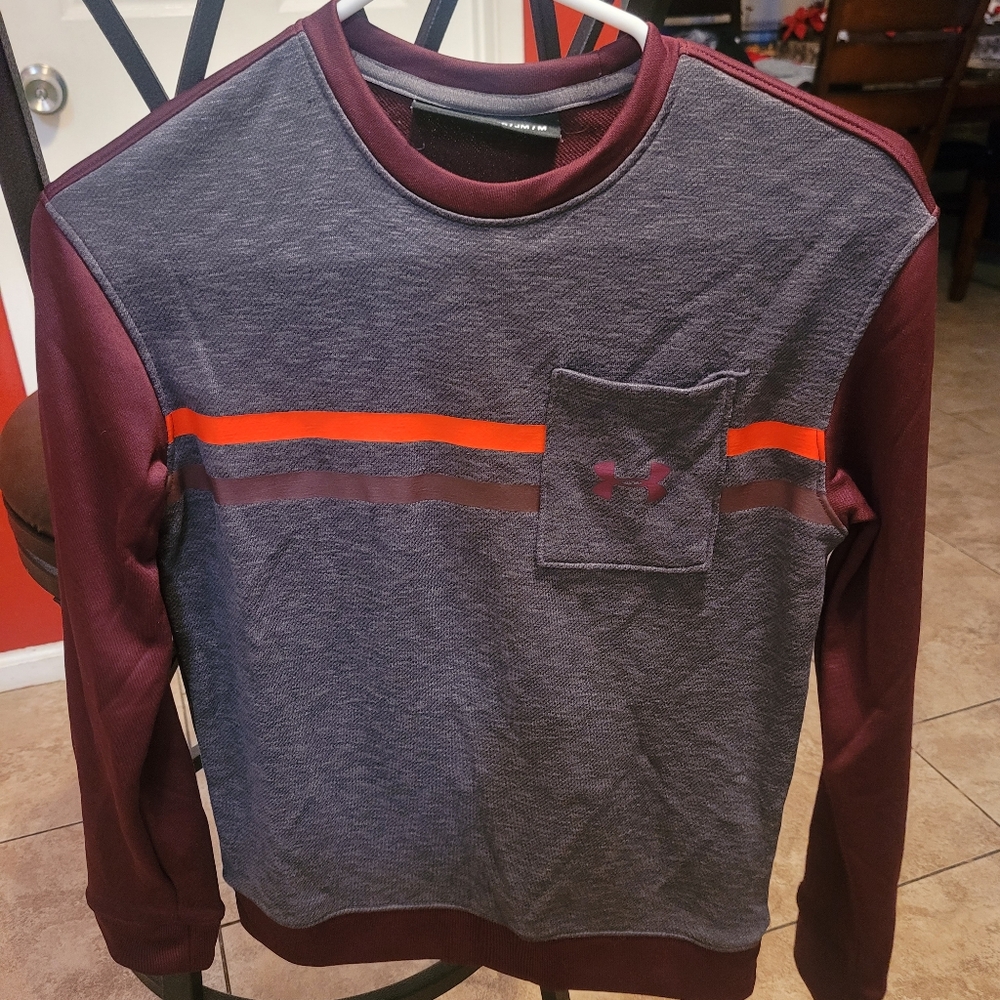 3 Items - Boys UA long sleeves, Calvin Klein long sleeves BNWT and Adidas hoodie